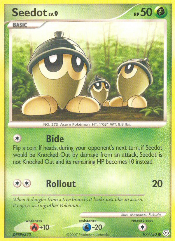 Seedot - Diamond & Pearl - #97 - Pokemon TCG card