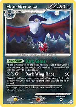 Honchkrow - Mysterious Treasures - #10 - Pokemon TCG card