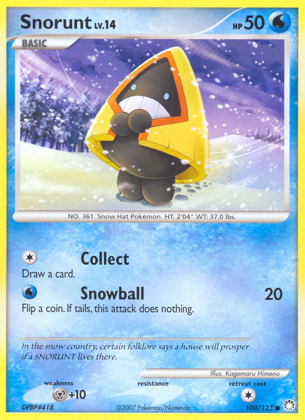 Snorunt - Mysterious Treasures - #100 - Pokemon TCG card