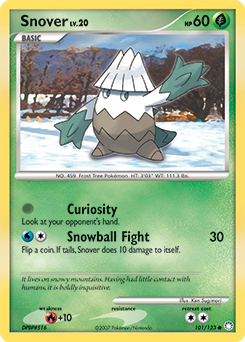 Snover - Mysterious Treasures - #101 - Pokemon TCG card