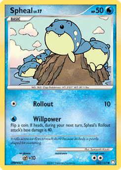 Spheal - Mysterious Treasures - #102 - Pokemon TCG card