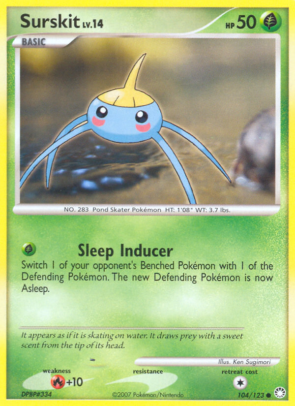 Surskit - Mysterious Treasures - #104 - Pokemon TCG card