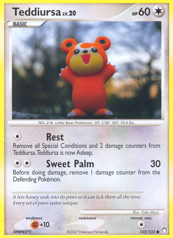 Teddiursa - Mysterious Treasures - #105 - Pokemon TCG card