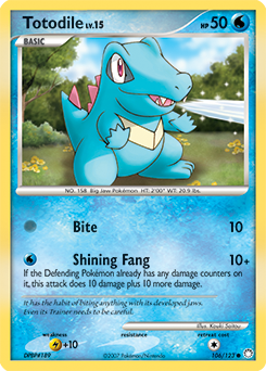 Totodile - Mysterious Treasures - #106 - Pokemon TCG card
