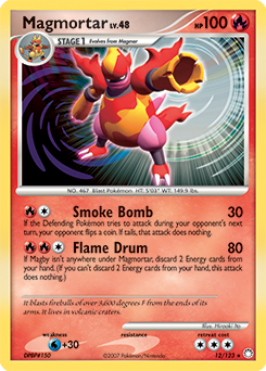 Magmortar - Mysterious Treasures - #12 - Pokemon TCG card