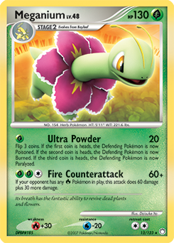 Meganium - Mysterious Treasures - #13 - Pokemon TCG card