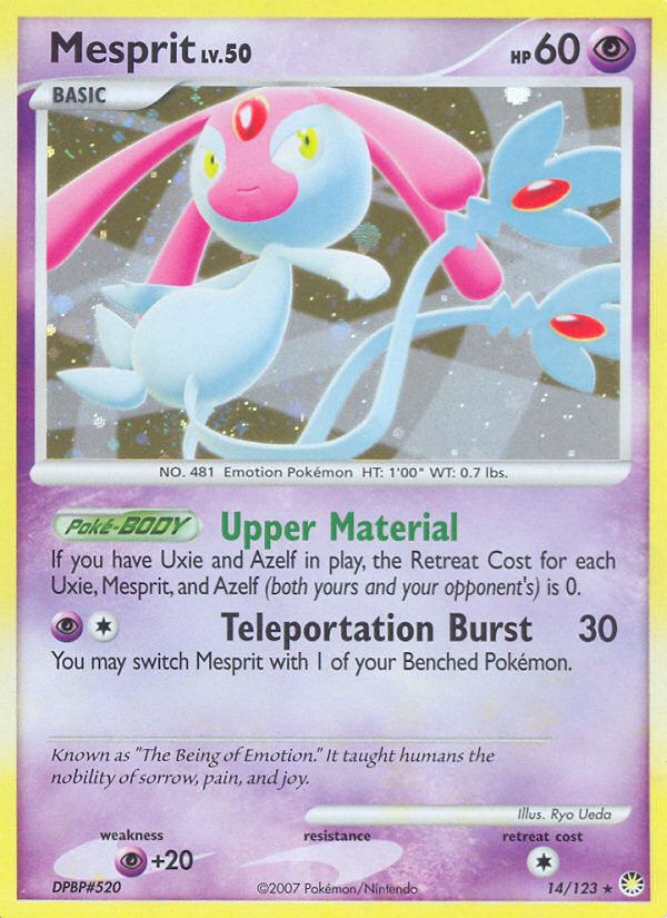 Mesprit - Mysterious Treasures - #14 - Pokemon TCG card