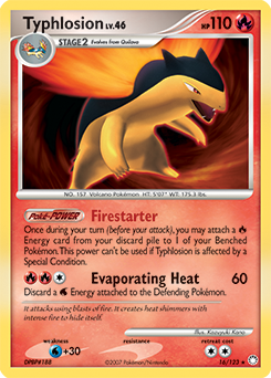 Typhlosion #16 Typhlosion - Mysterious Treasures - #16 - Pokemon TCG card