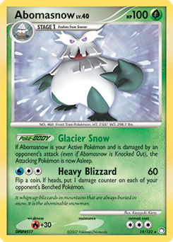 Abomasnow #19 Abomasnow - Mysterious Treasures - #19 - Pokemon TCG card