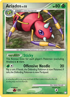 Ariados - Mysterious Treasures - #20 - Pokemon TCG card