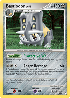 Bastiodon #21 Bastiodon - Mysterious Treasures - #21 - Pokemon TCG card