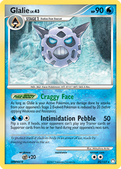 Glalie #25 Glalie - Mysterious Treasures - #25 - Pokemon TCG card