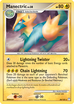 Manectric #28 Manectric - Mysterious Treasures - #28 - Pokemon TCG card