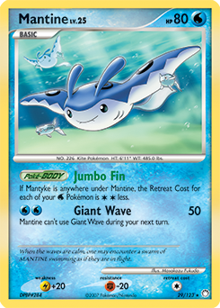 Mantine - Mysterious Treasures - #29 - Pokemon TCG card