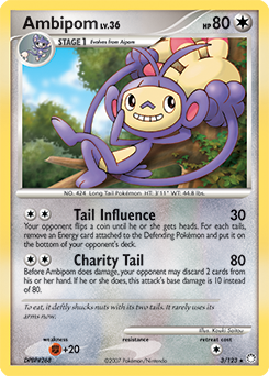 Ambipom - Mysterious Treasures - #3 - Pokemon TCG card