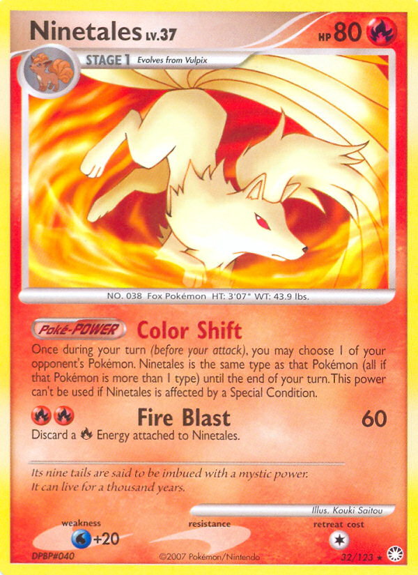 Ninetales - Mysterious Treasures - #32 - Pokemon TCG card