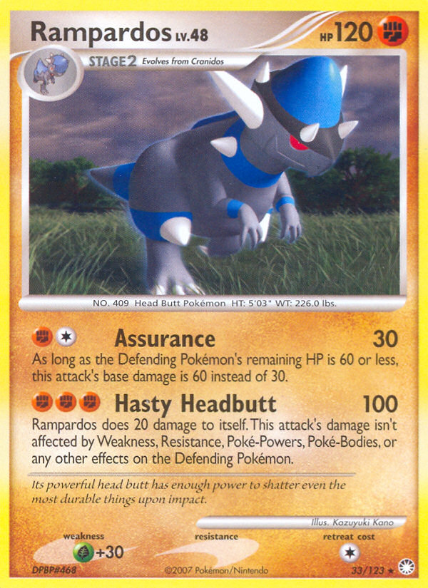 Rampardos - Mysterious Treasures - #33 - Pokemon TCG card