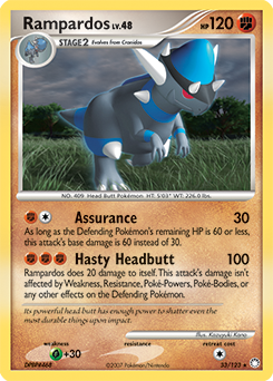 Rampardos #33 Rampardos - Mysterious Treasures - #33 - Pokemon TCG card