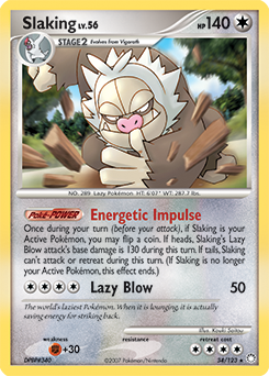 Slaking #34 Slaking - Mysterious Treasures - #34 - Pokemon TCG card