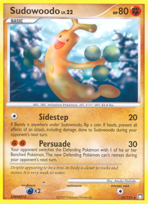 Sudowoodo - Mysterious Treasures - #35 - Pokemon TCG card