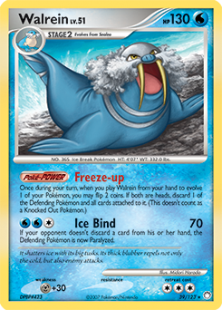 Walrein #39 Walrein - Mysterious Treasures - #39 - Pokemon TCG card