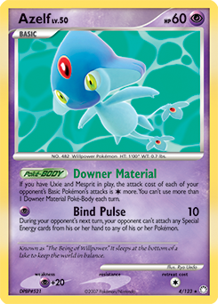 Azelf #4 Azelf - Mysterious Treasures - #4 - Pokemon TCG card