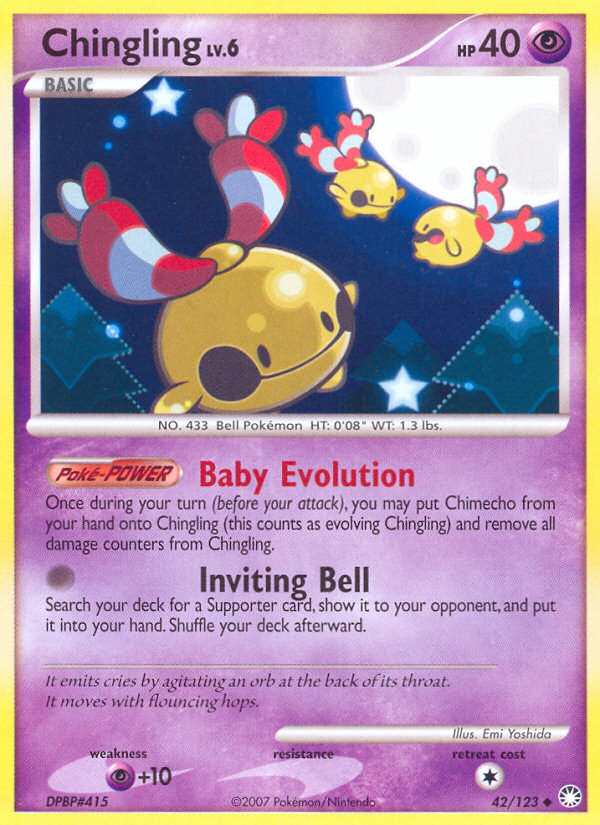 Chingling - Mysterious Treasures - #42 - Pokemon TCG card