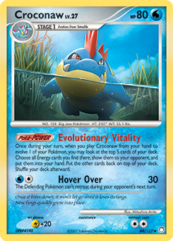 Croconaw #44 Croconaw - Mysterious Treasures - #44 - Pokemon TCG card