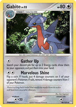 Gabite #48 Gabite - Mysterious Treasures - #48 - Pokemon TCG card