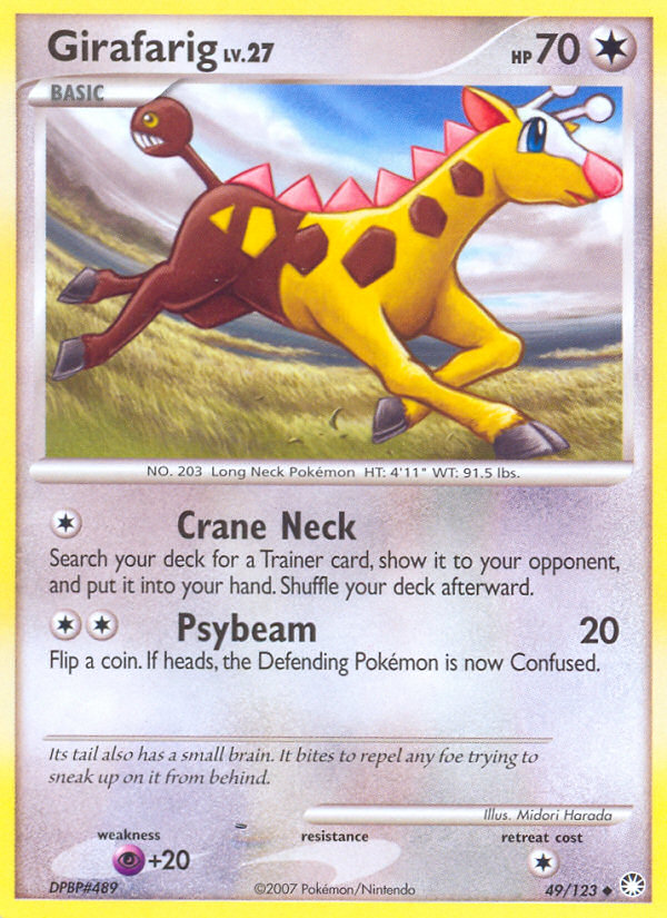Girafarig - Mysterious Treasures - #49 - Pokemon TCG card