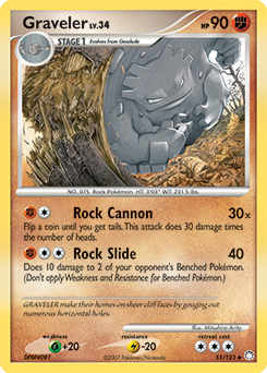 Graveler #51 Graveler - Mysterious Treasures - #51 - Pokemon TCG card
