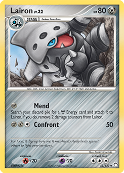 Lairon #53 Lairon - Mysterious Treasures - #53 - Pokemon TCG card