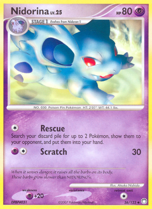 Nidorina - Mysterious Treasures - #56 - Pokemon TCG card