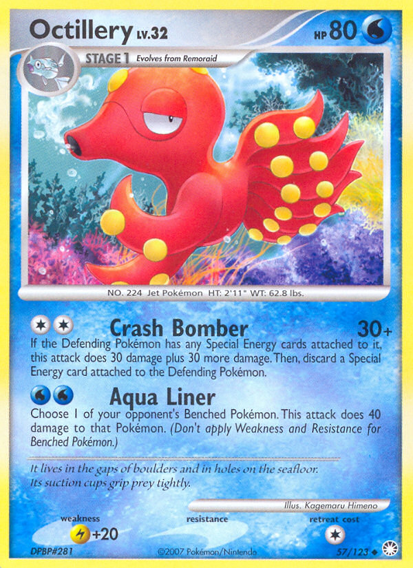 Octillery - Mysterious Treasures - #57 - Pokemon TCG card