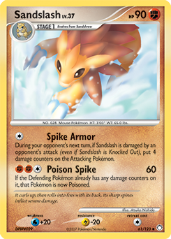 Sandslash #61 Sandslash - Mysterious Treasures - #61 - Pokemon TCG card