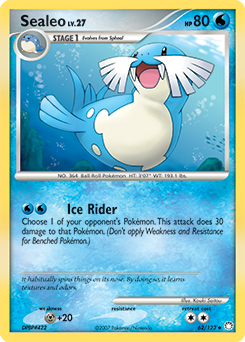 Sealeo #62 Sealeo - Mysterious Treasures - #62 - Pokemon TCG card