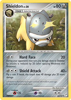 Shieldon #63 Shieldon - Mysterious Treasures - #63 - Pokemon TCG card