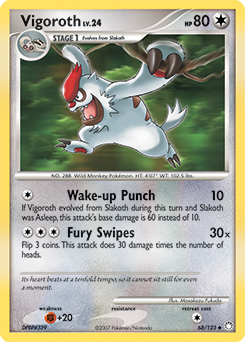 Vigoroth - Mysterious Treasures - #68 - Pokemon TCG card