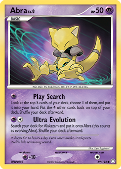 Abra - Mysterious Treasures - #69 - Pokemon TCG card