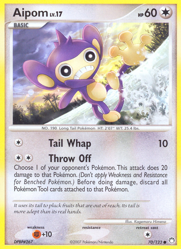 Aipom - Mysterious Treasures - #70 - Pokemon TCG card