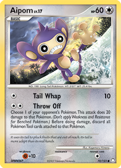 Aipom - Mysterious Treasures - #70 - Pokemon TCG card