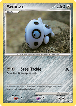 Aron - Mysterious Treasures - #71 - Pokemon TCG card