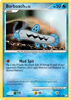 Barboach #72 Barboach - Mysterious Treasures - #72 - Pokemon TCG card