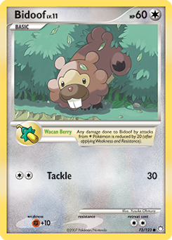 Bidoof - Mysterious Treasures - #73 - Pokemon TCG card