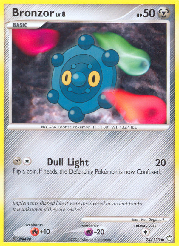 Bronzor - Mysterious Treasures - #74 - Pokemon TCG card