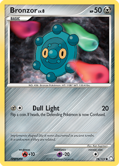 Bronzor - Mysterious Treasures - #74 - Pokemon TCG card