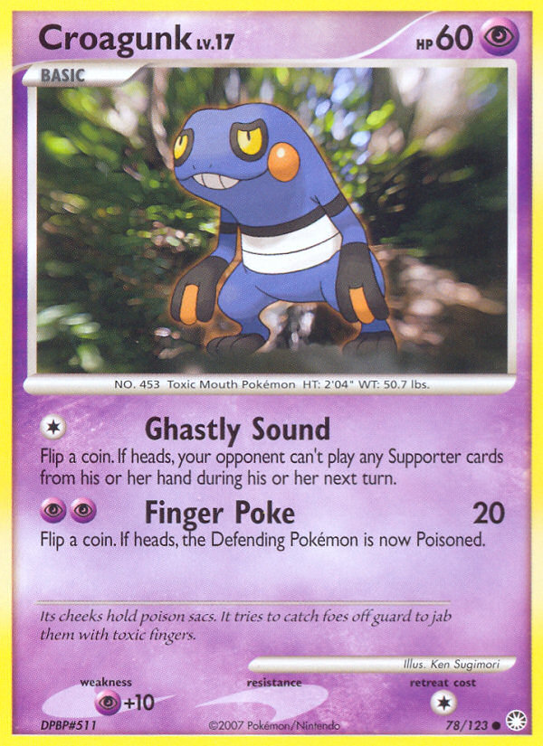 Croagunk - Mysterious Treasures - #78 - Pokemon TCG card