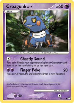 Croagunk - Mysterious Treasures - #78 - Pokemon TCG card