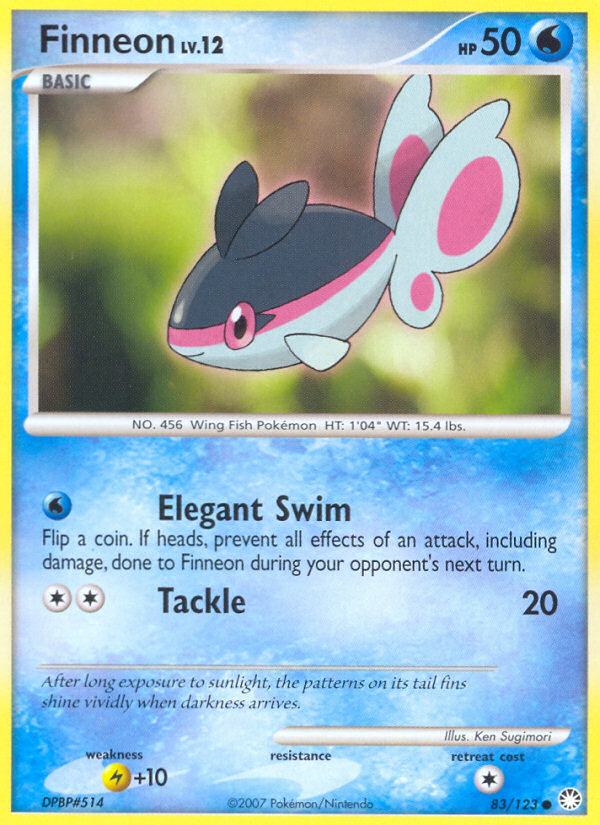Finneon - Mysterious Treasures - #83 - Pokemon TCG card