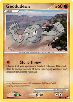 Geodude #84 Geodude - Mysterious Treasures - #84 - Pokemon TCG card